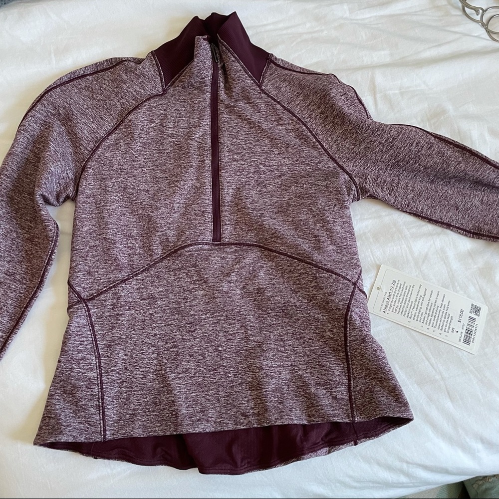 Lulu lemon Always Alert 1/2 Zip